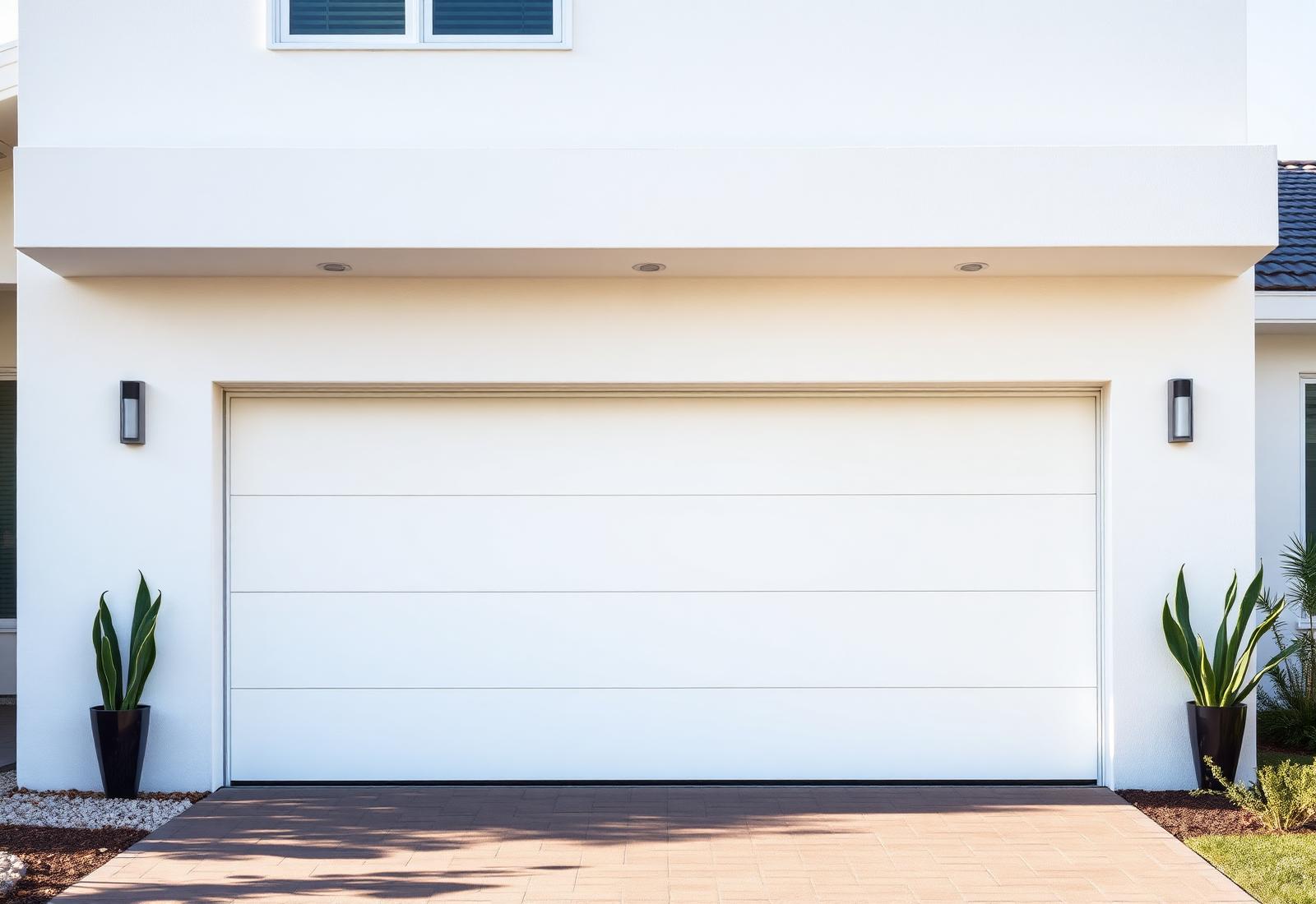 Modern Flush garage door